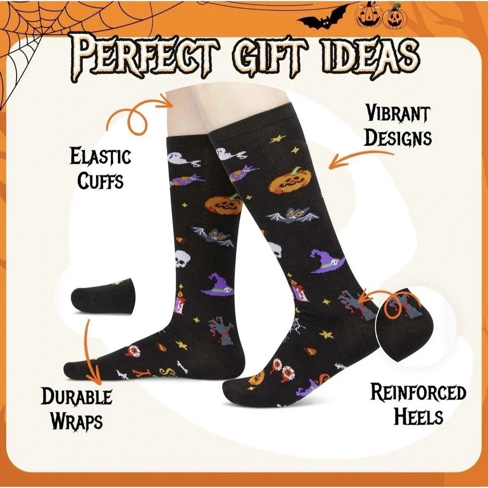 Happypop Sock’s Halloween Sock Gift Series-Lot Of 2 Size 7-9 Years‎ New In Box